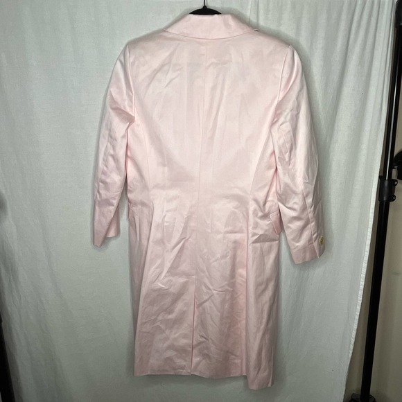 Banana Republic Bubble Gum Pink Midi Length‎ Coat Size medium - Picture 4 of 7